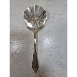 Vtg Rockford S.P. Co  Serving Spoon 8" Silver Plate